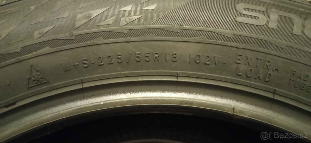Prodám nové pneu zimní 225/55/18 225/55r18 - 7
