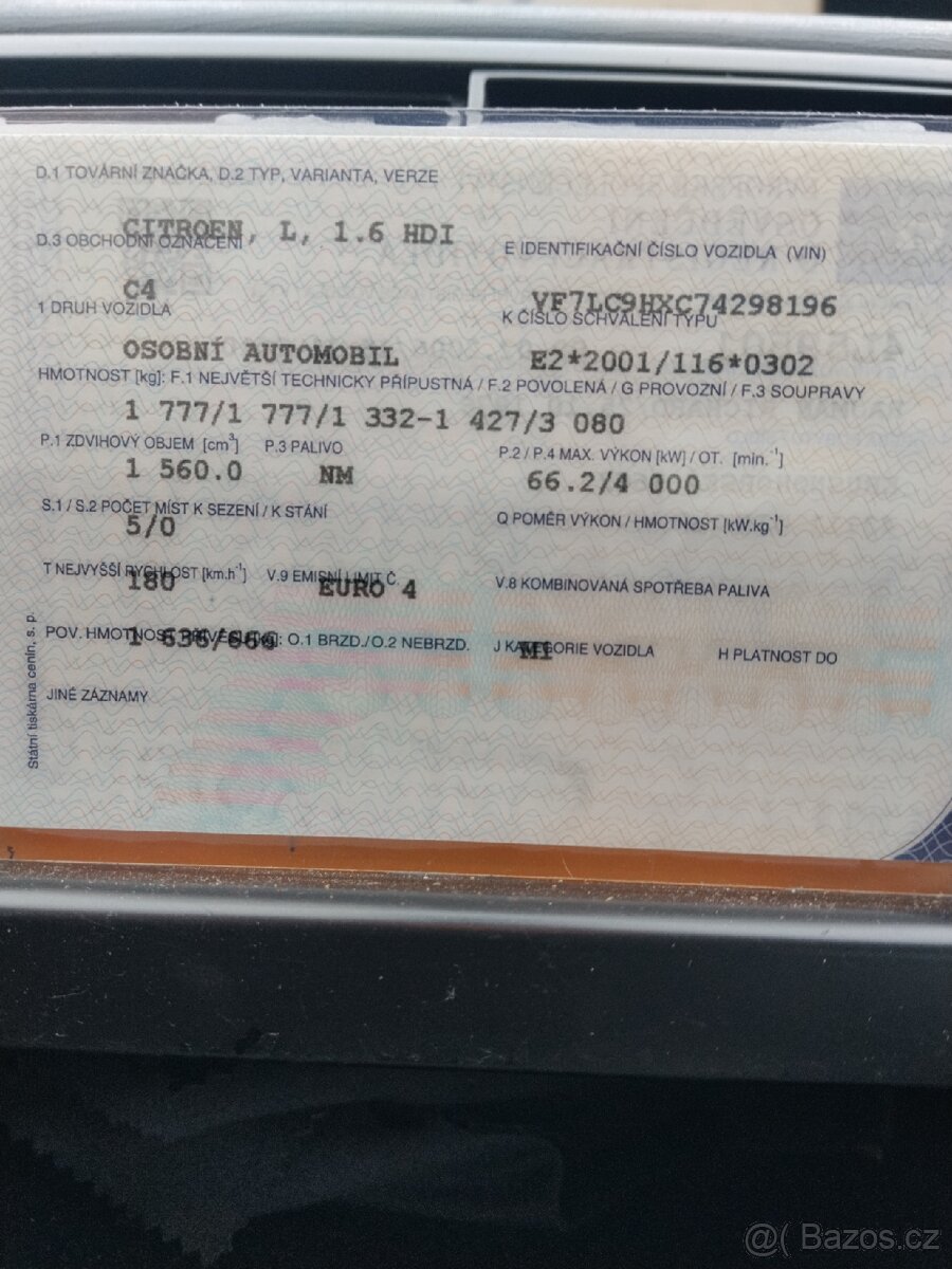 Prodám Citroen C4 1.6 hdi - 7