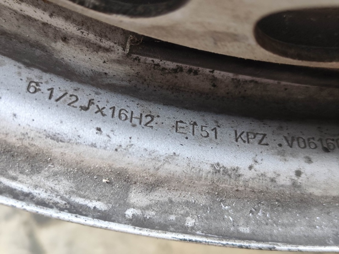 4ks 16"plechových disků 5x120 origo VW T5 T6 T6.1 Multivan - 7