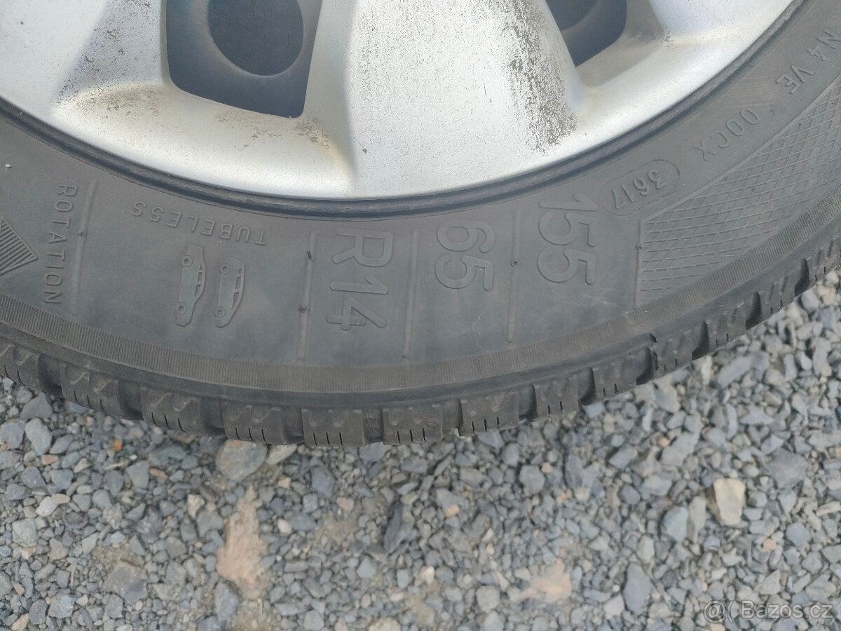 Sada kol Citroen C1 155 65 R14 - 7