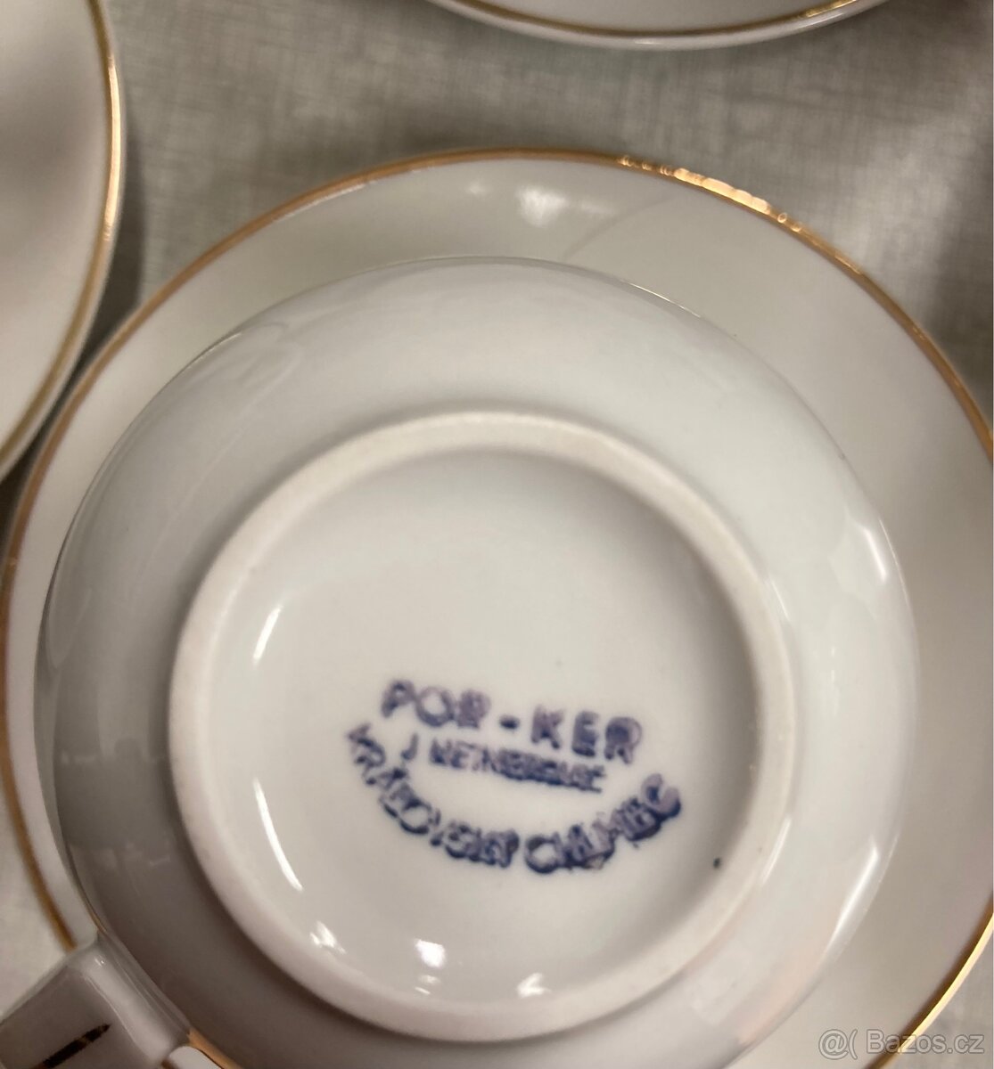 Porcelanova souprava na caj kavu zn.Por-ker - 7