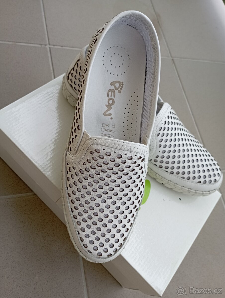 Kožené dámské polobotky - 7