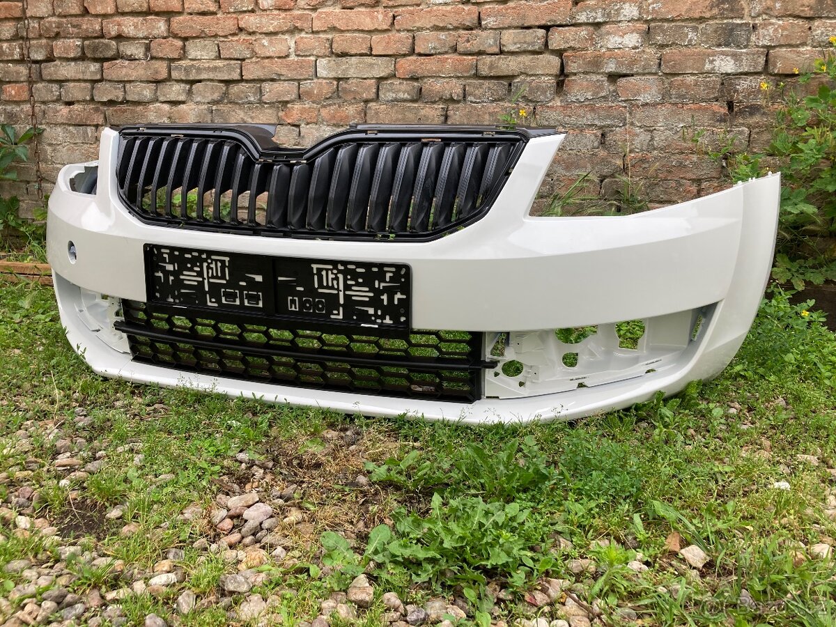 Přední nárazník Octavia 3,III bílý LF9E, 9B9B,1026 - 7