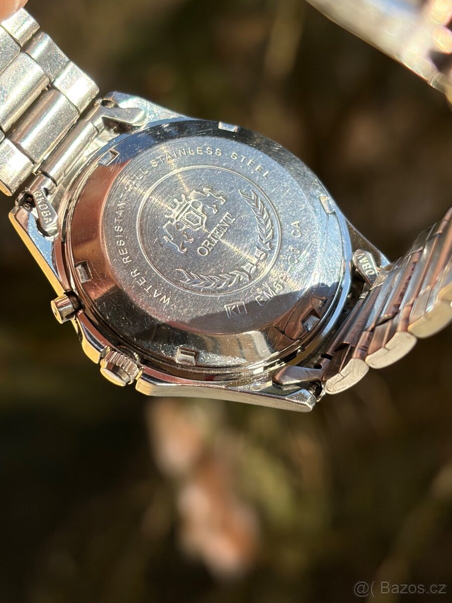 Hodinky Orient strybrny ciselnik - 7
