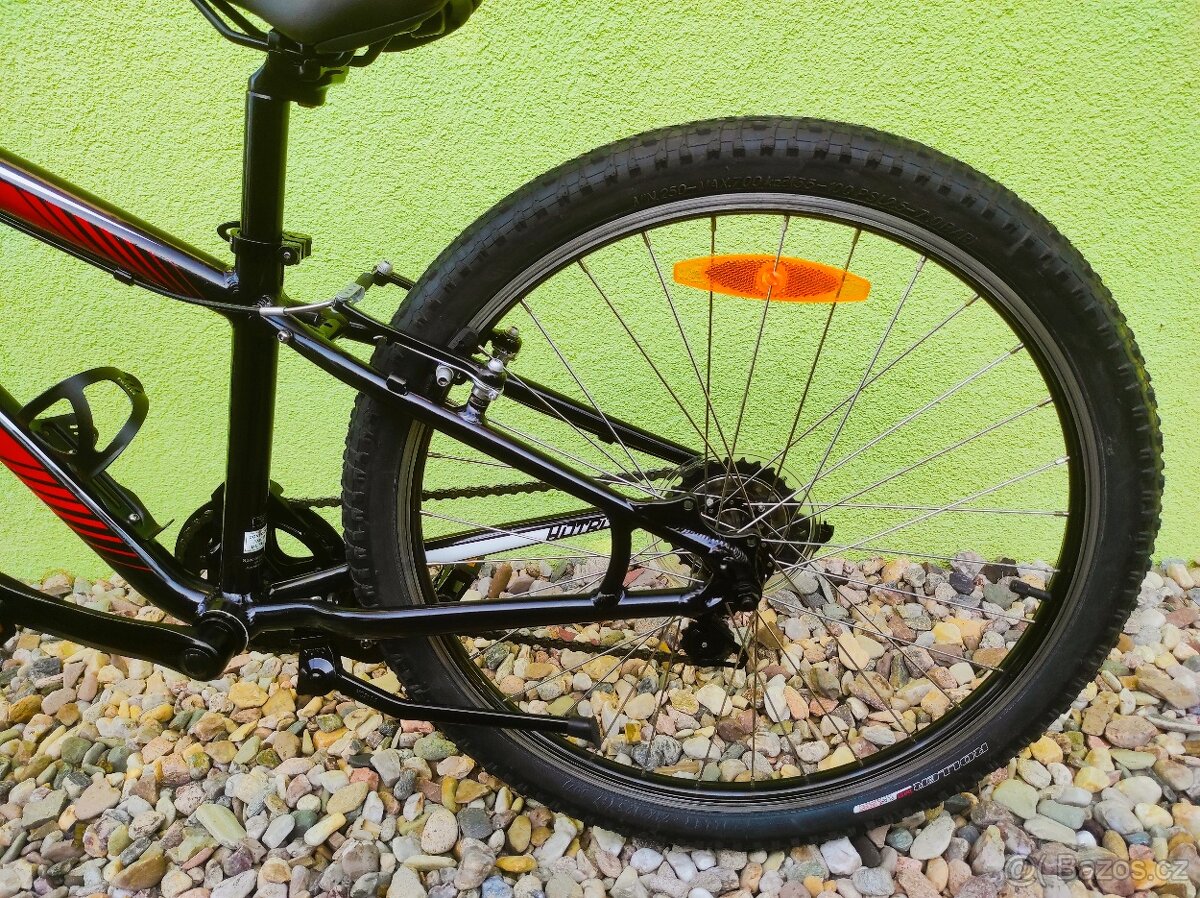 Značkové dětské kolo Specialized 24"(černá/červená) - 7