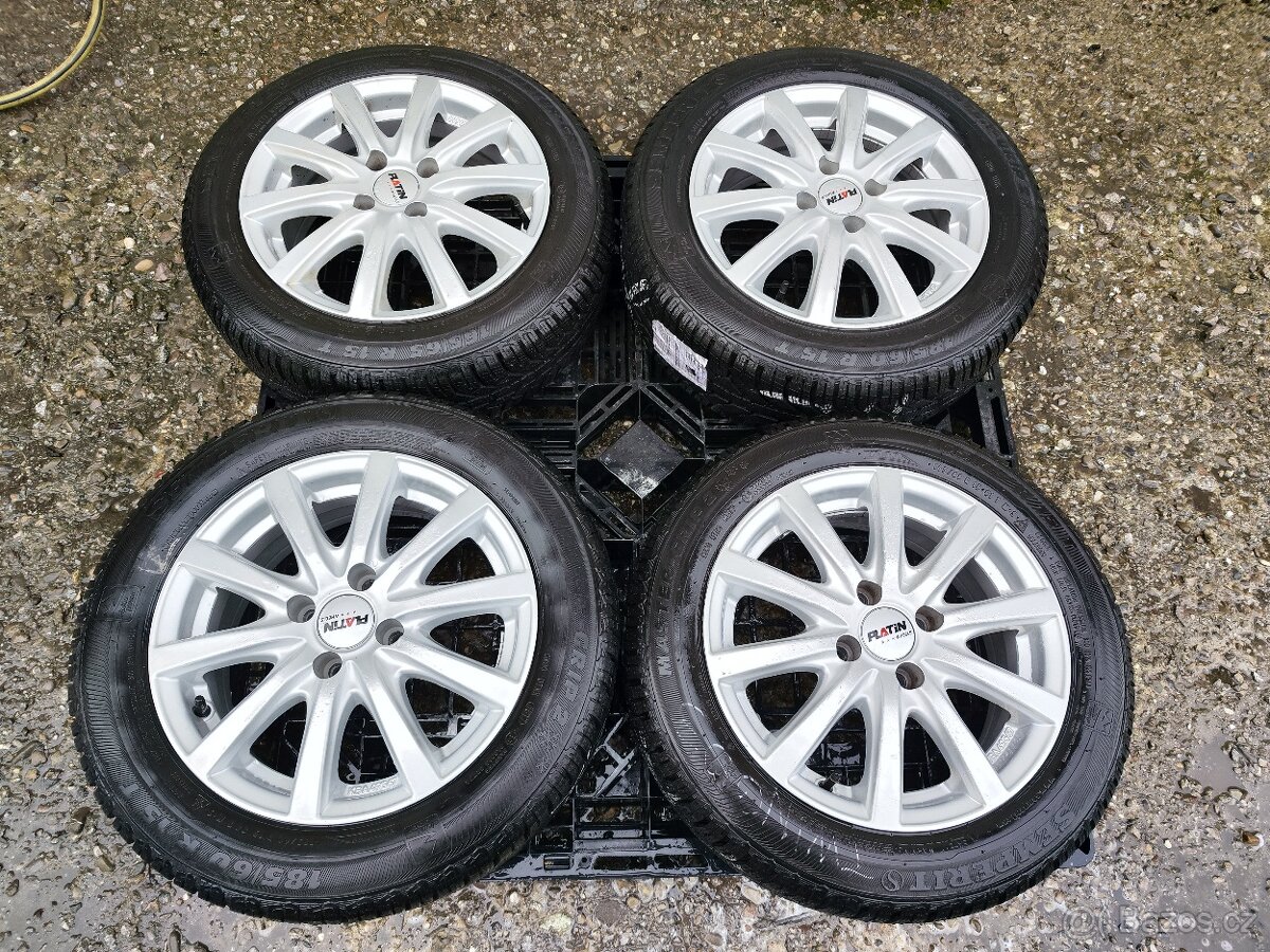 Alu Sada = 4x100 = PLATIN/MINI = s pneu =185/60 R15 - 7