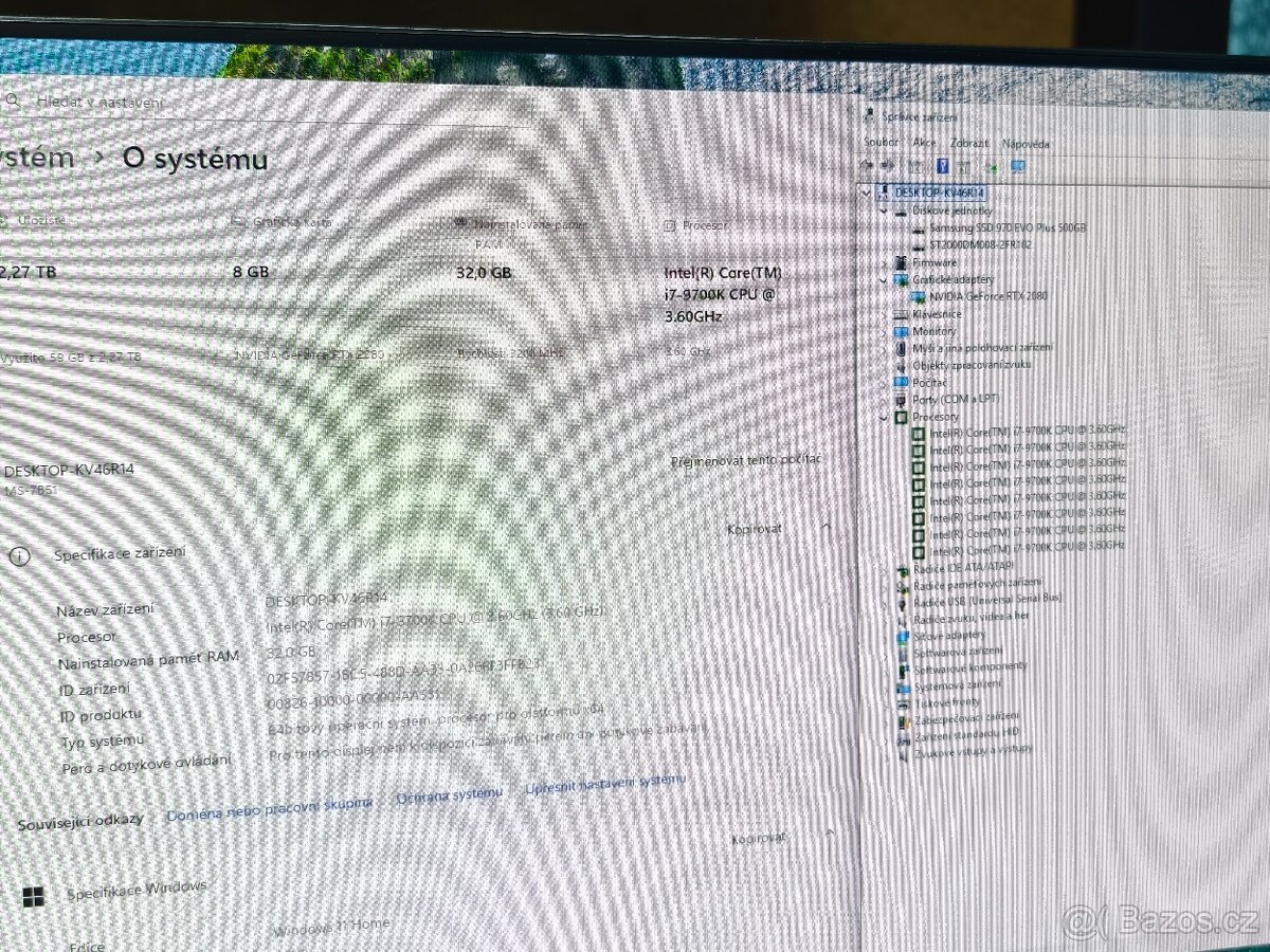 Herní 8 jádro i7 9700K, 32GB, RTX2080 8GB, SSD+HDD - záruka - 7