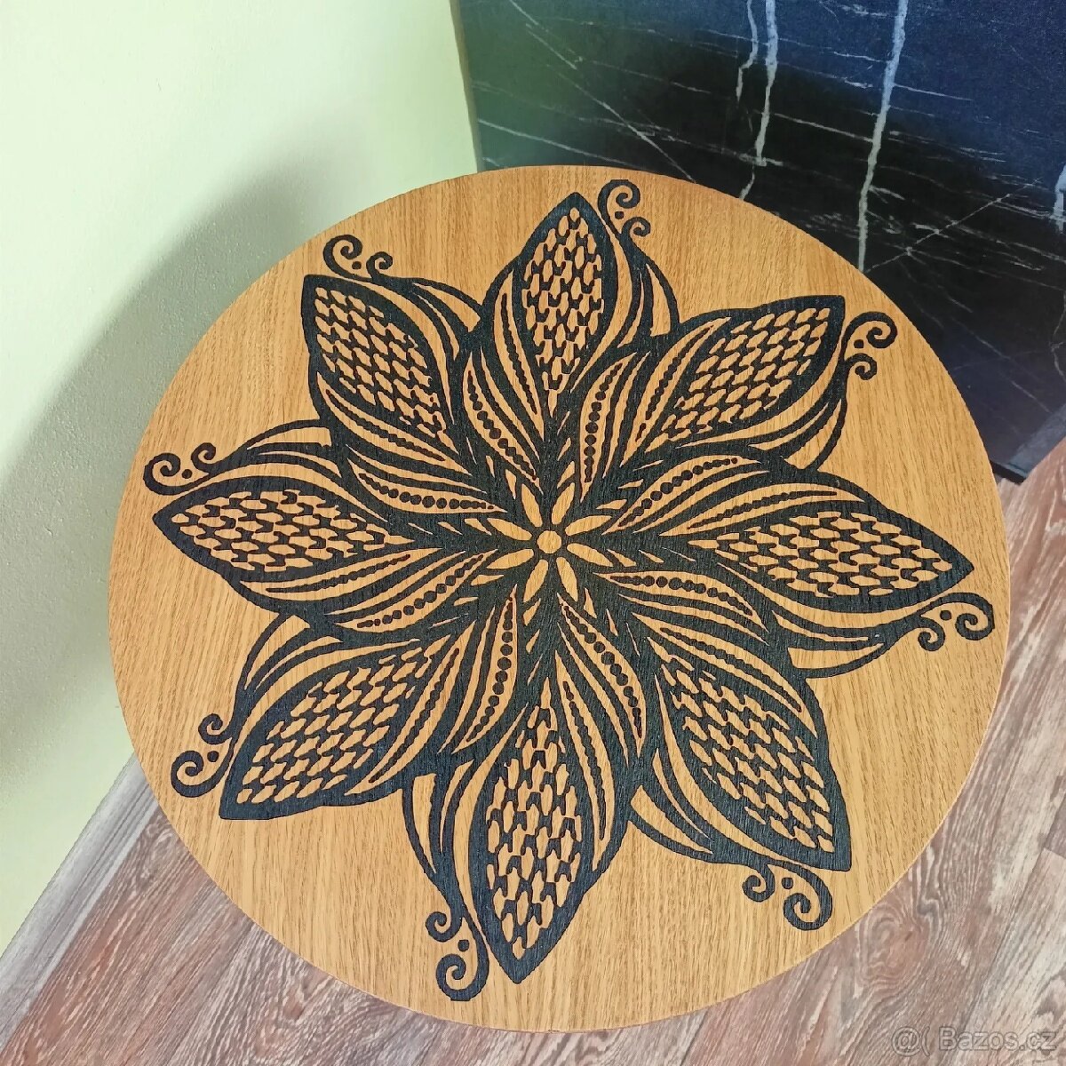 Stolek, stolička, třešeň,masiv, dekorace,doplněk, doplňky - 7