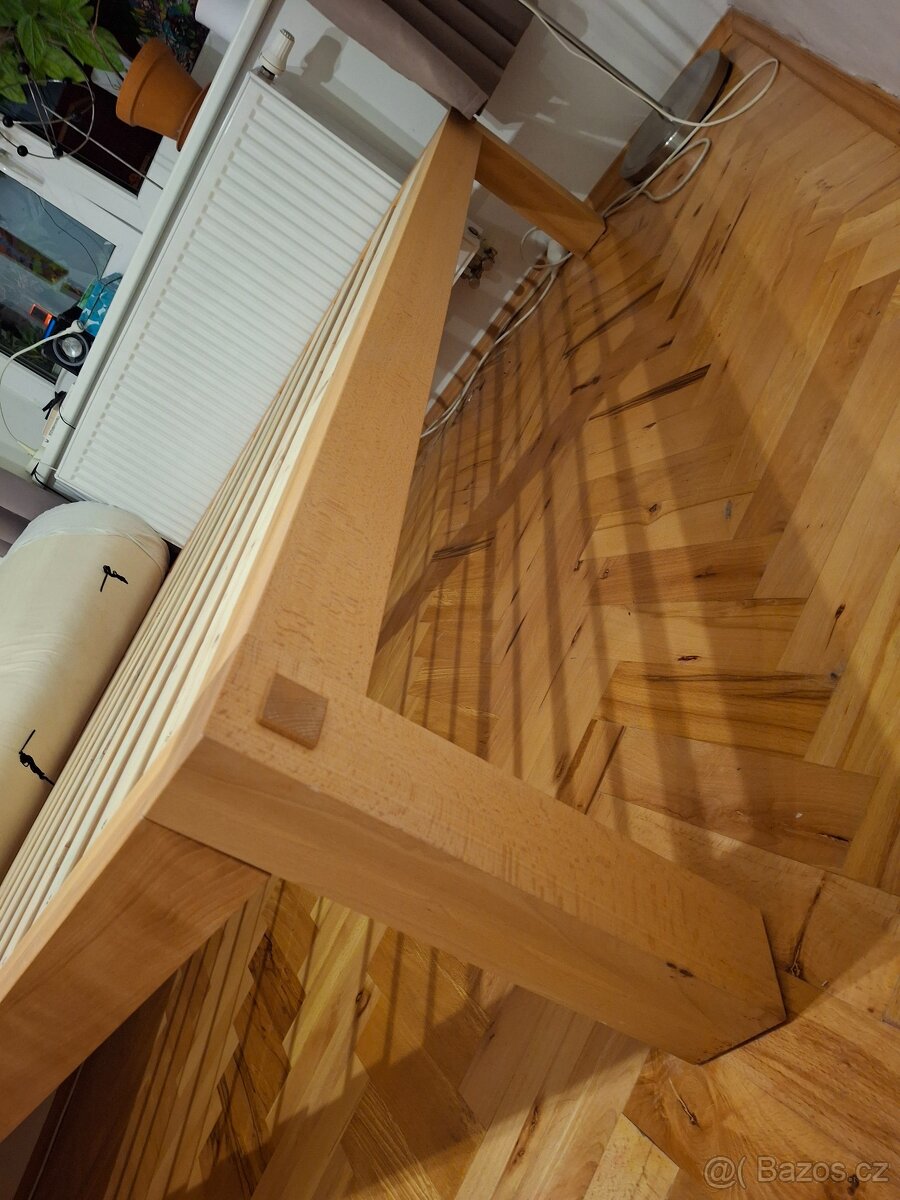 Postel masivni japonska bukova 180×200cm - 7