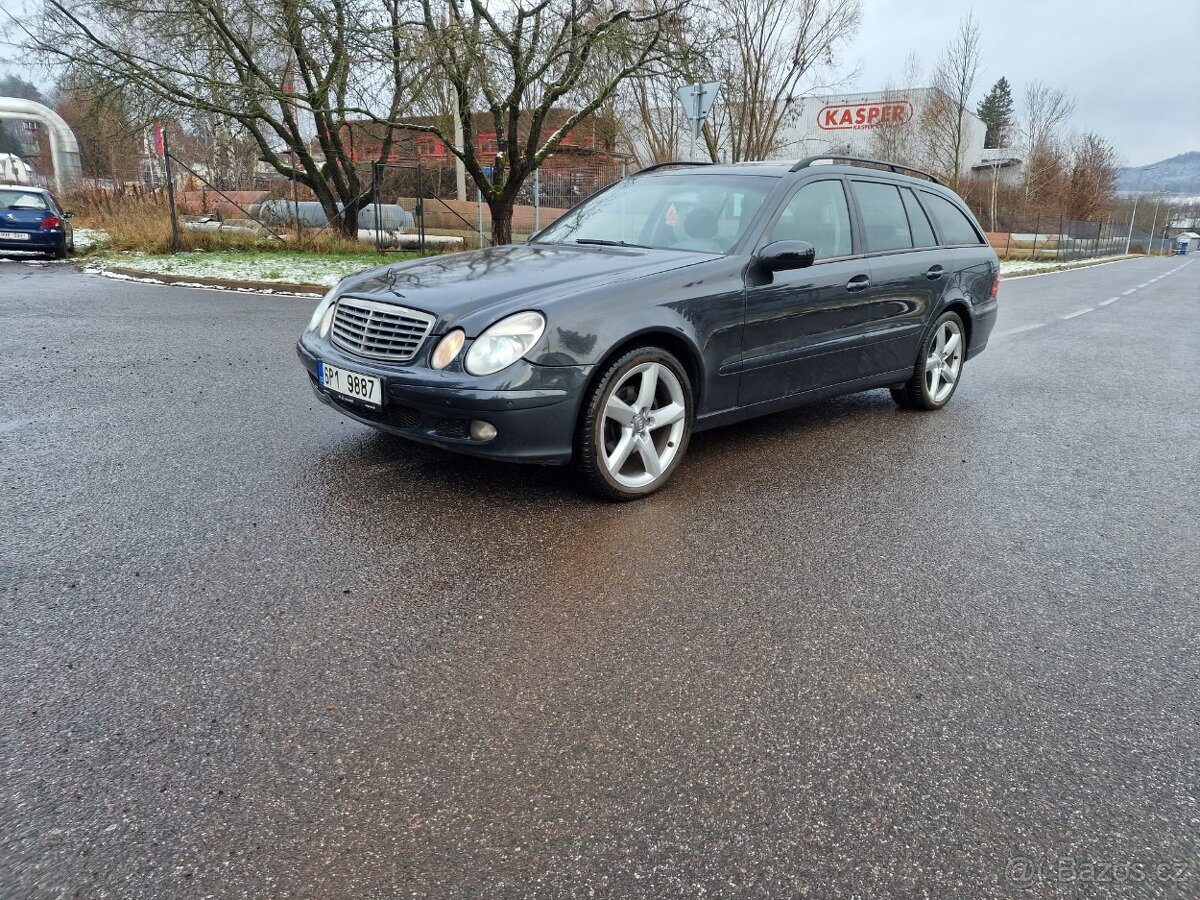 Mercedes E320i W211combi 7mist e320 V6 4x4, 4-matic, STK - 7
