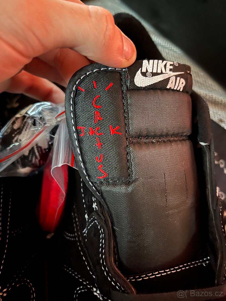 Travis Scott Air Force 1 Black Phantom 1:1 nové s krabicí - 7