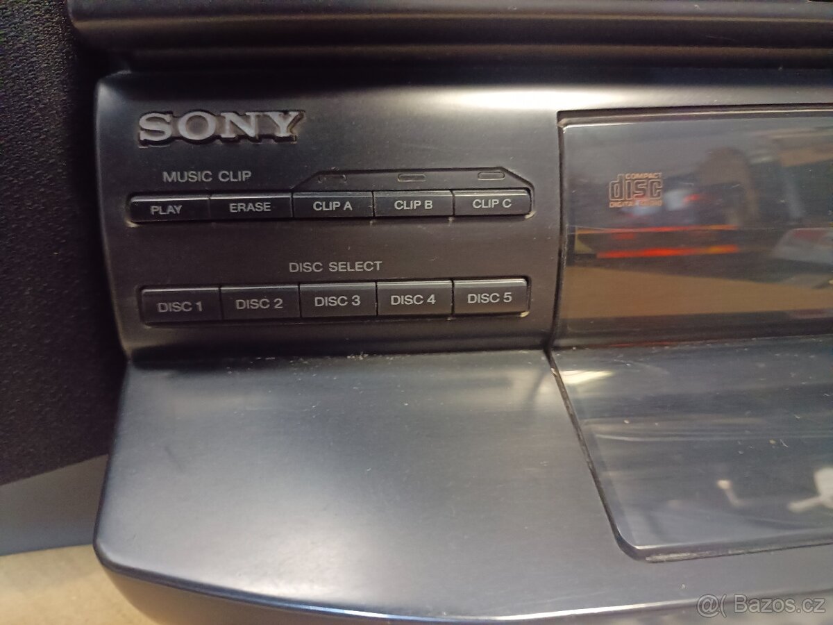 SONY věž HCD-N355 , pětidisk,rádio, double deck, zesilovač. - 7