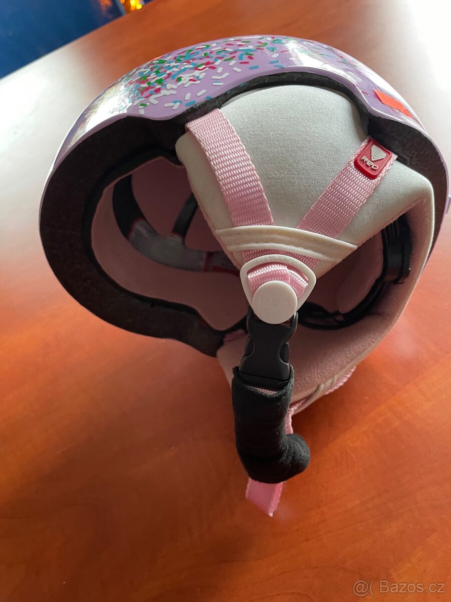 Dívčí lyžařská helma RED - 7