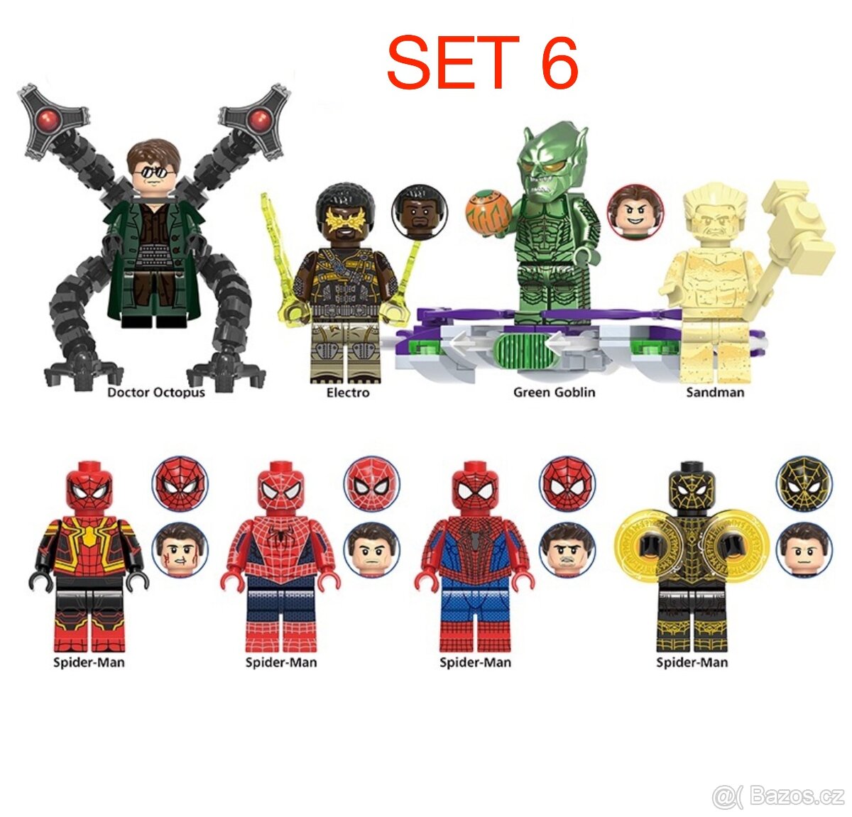 Figúrky Superhrdinovia (8ks) typ lego 2 - nové - 7