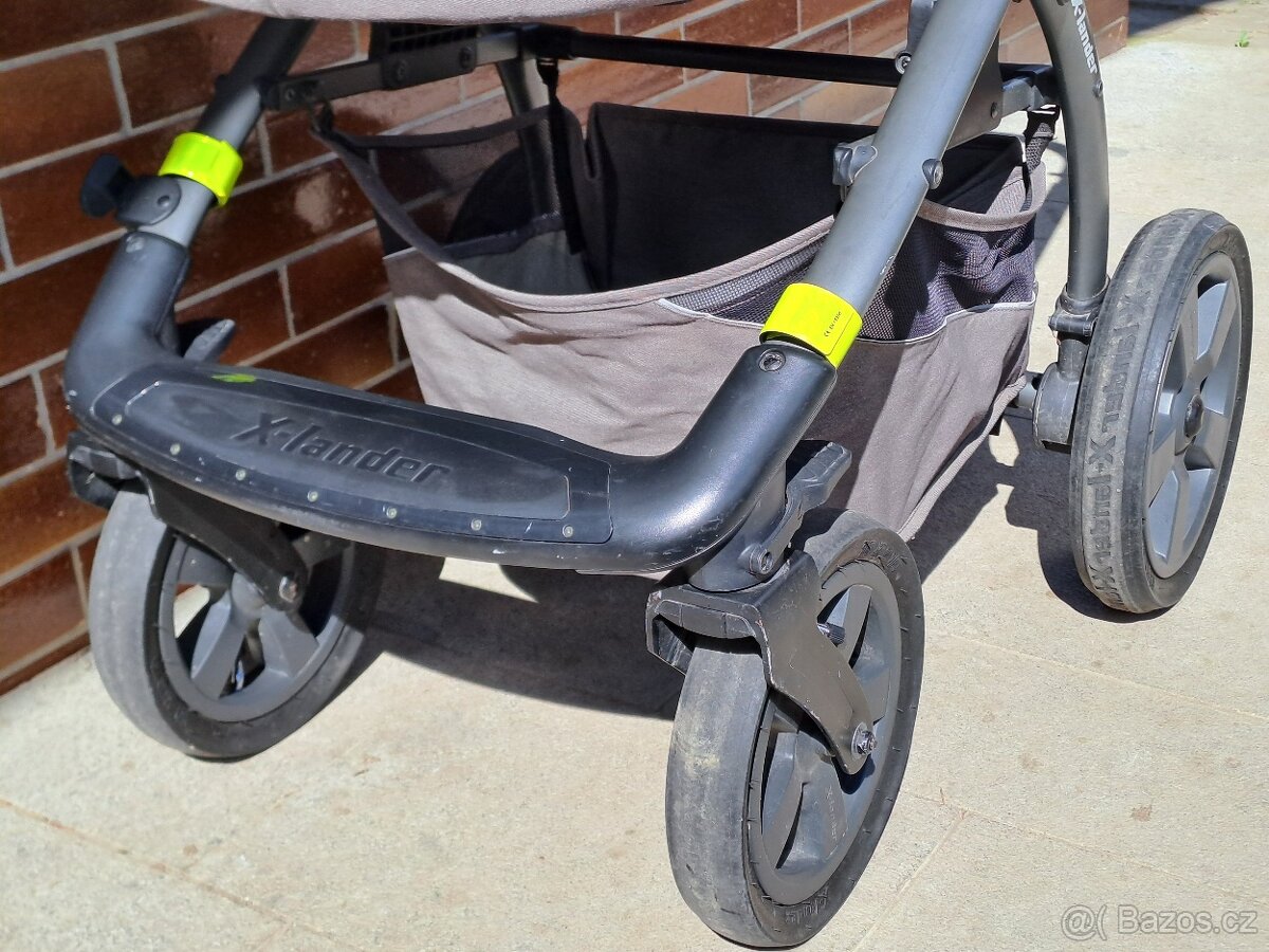 Kočárek X LANDER dvojkombinace 2v1 X STONE GREY - 7