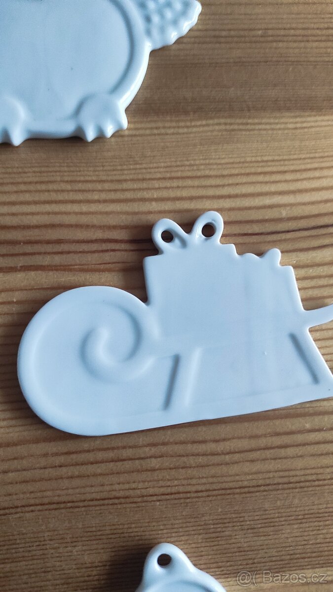 Porcelánové vánoční ozdoby - 7