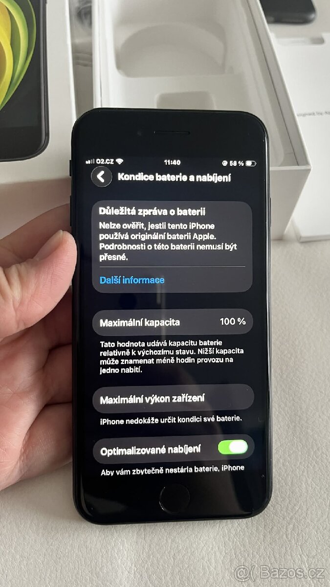 Iphone SE 2020 64GB Top stav - 7