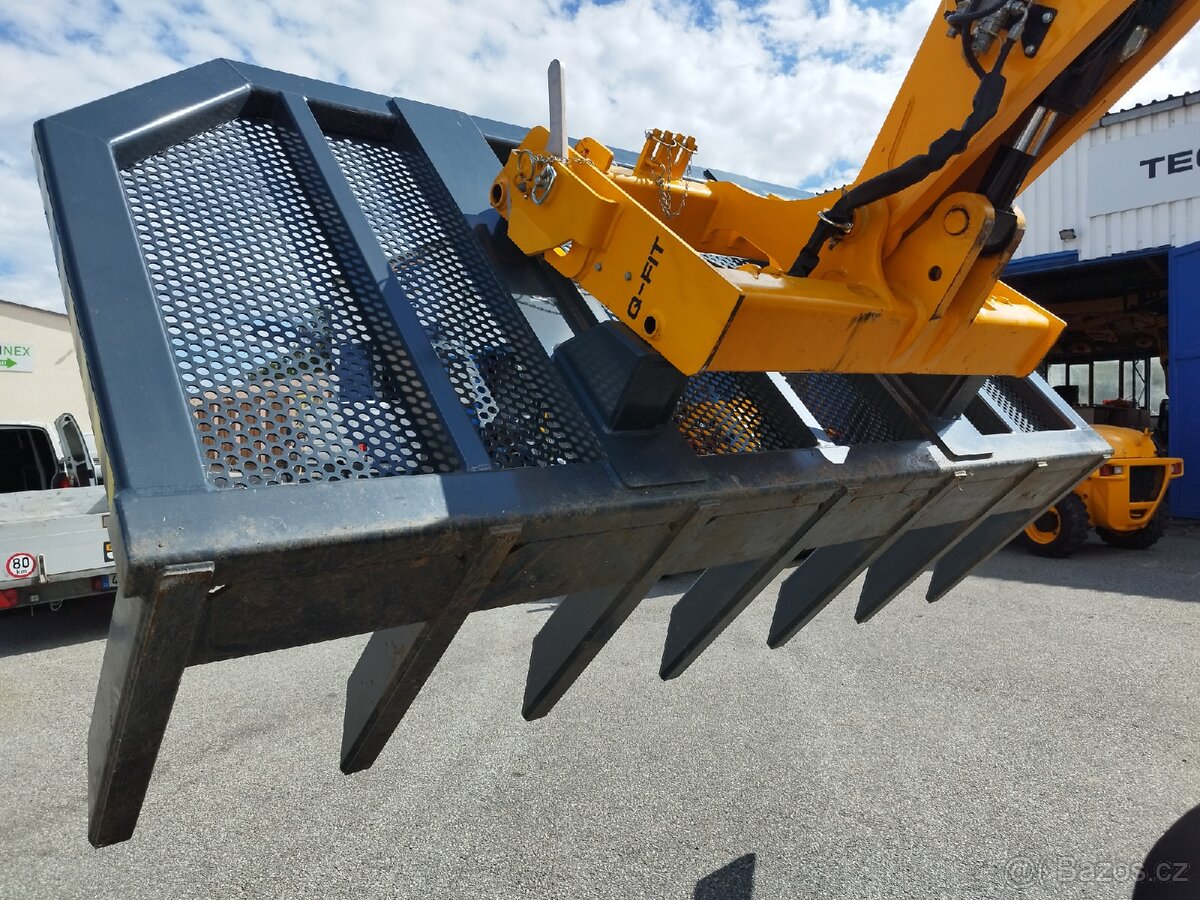 Rozhrnovací vidle pro JCB (rozhrnovač) siláž-senáž - 7