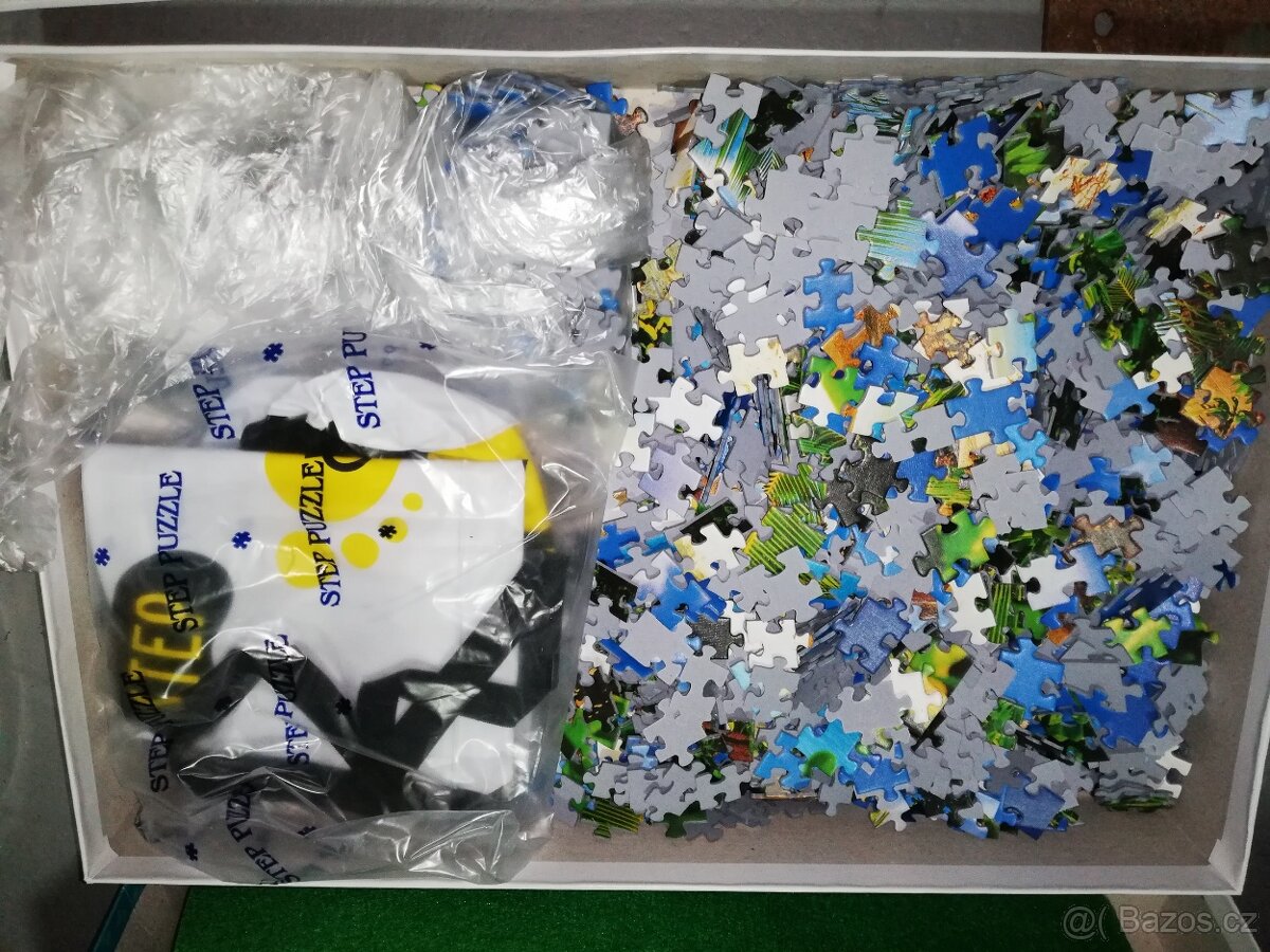 Puzzle 1500 + nafukovací podložka/ válec - 7