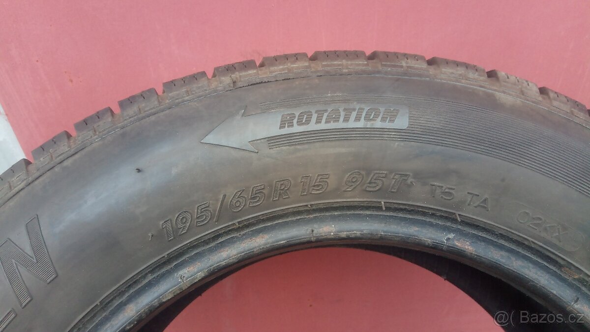 195/65R15 RIKEN, zimní, 6.5 - 7mm. - 7