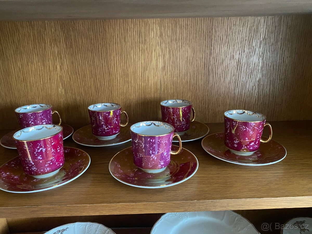 KÁVOVÁ SOUPRAVA -NOVÁ-ZNAČENÁ JSK - 7