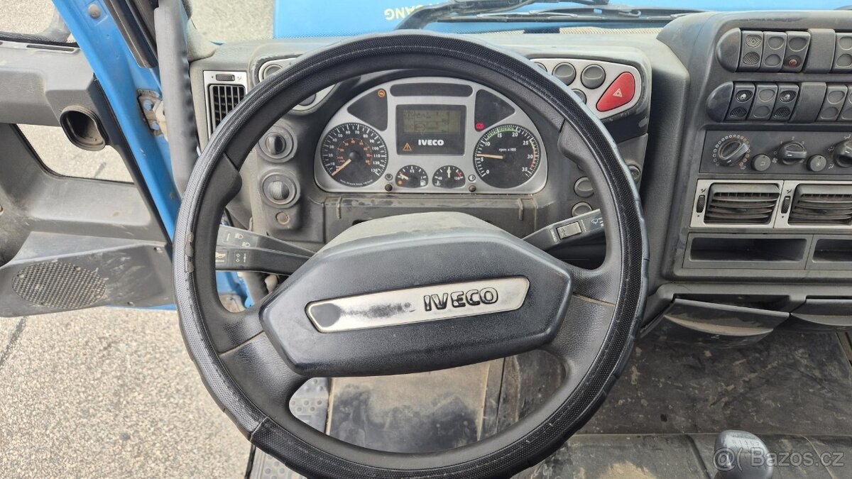 IVECO EUROCARGO ML 180 E28 EURO 3 valník + hydraulický jeřáb - 7