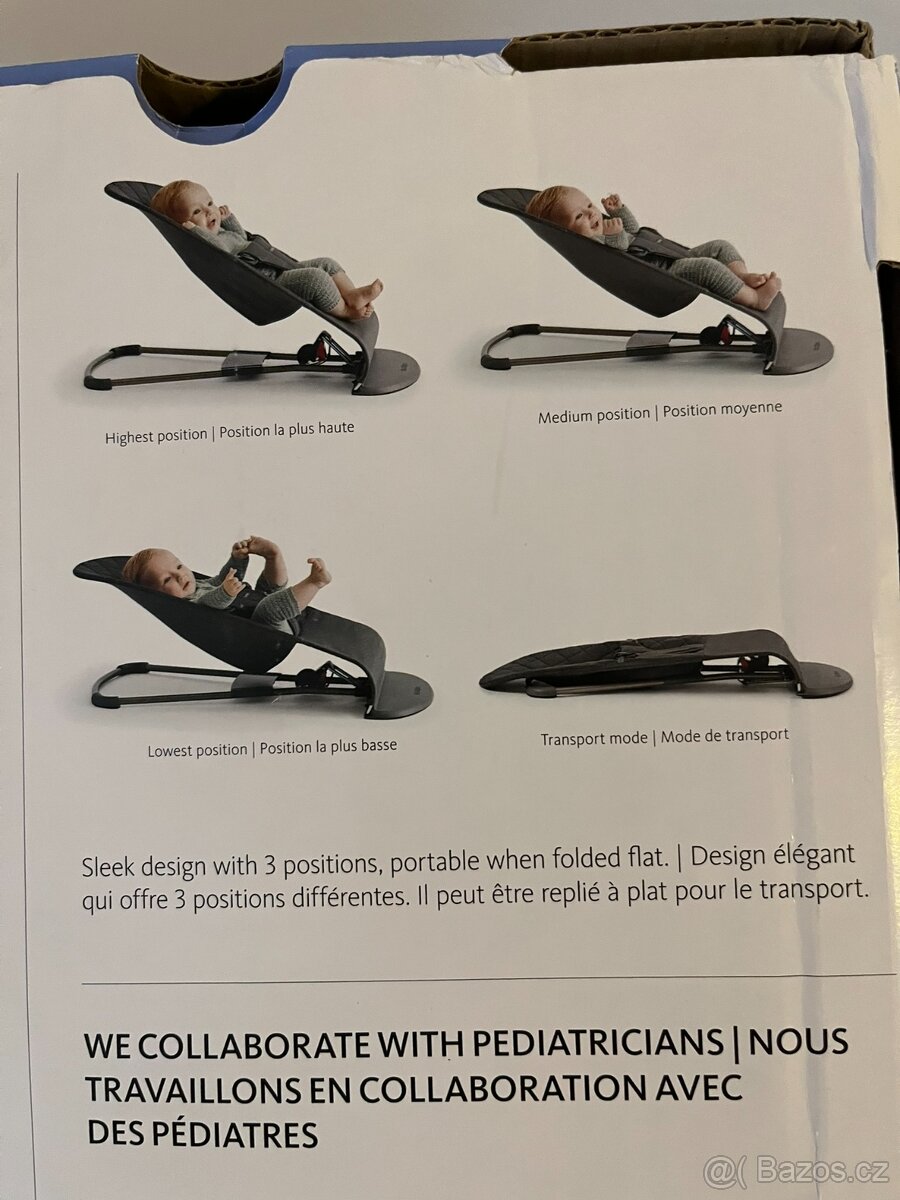 Babybjorn lehátko Anthracite Mesh - 7