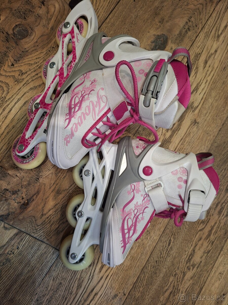 Dívčí kolečkové brusle vel32-35 - 7