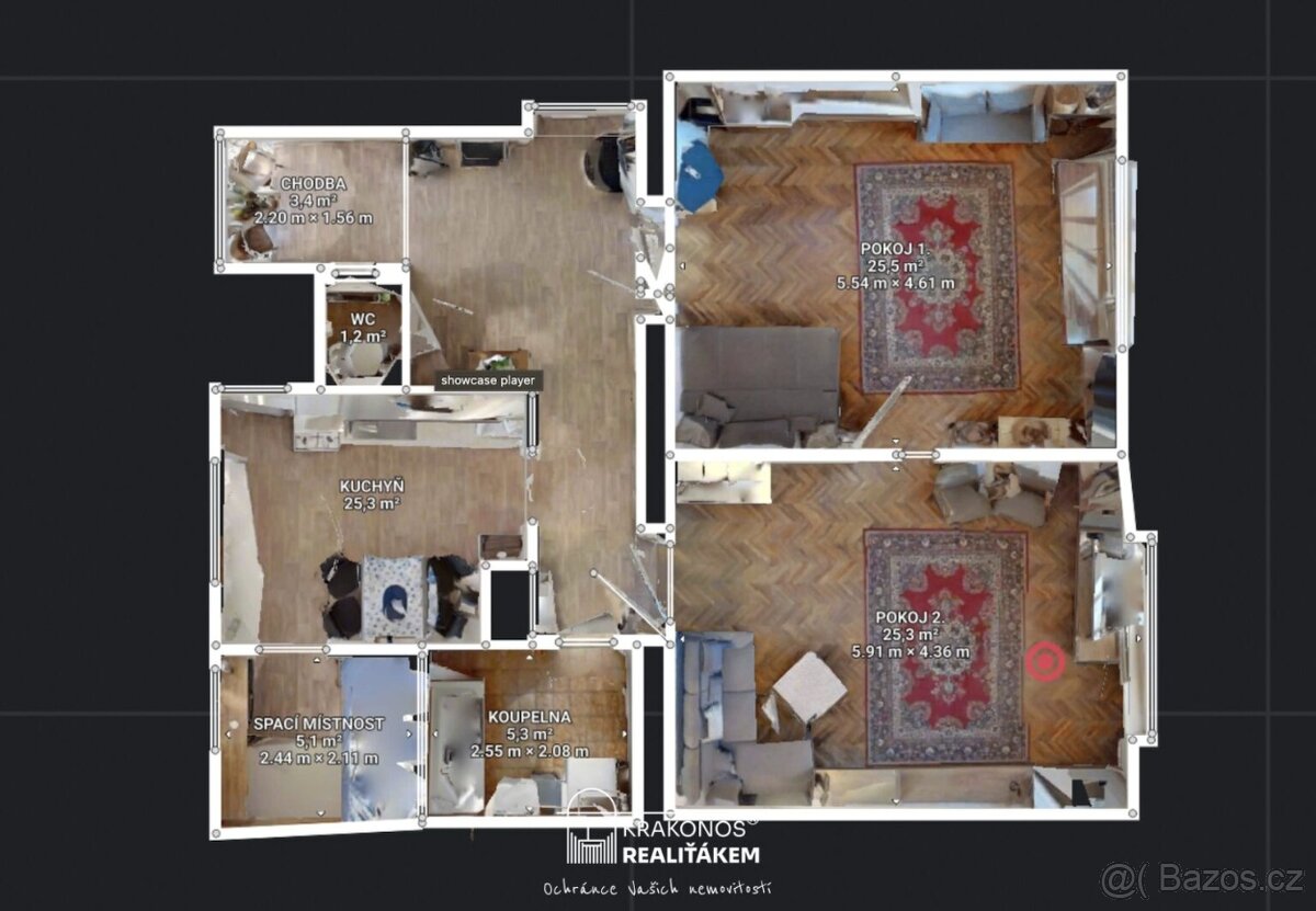 Pronájem bytu 2+1 Hranice, Mostní 224 - 7