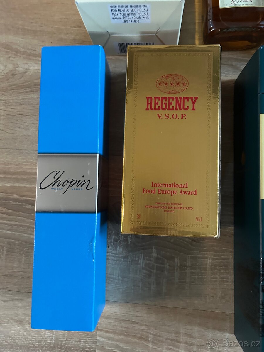 Whisky + brandy + vodka vše originální kusy - 7