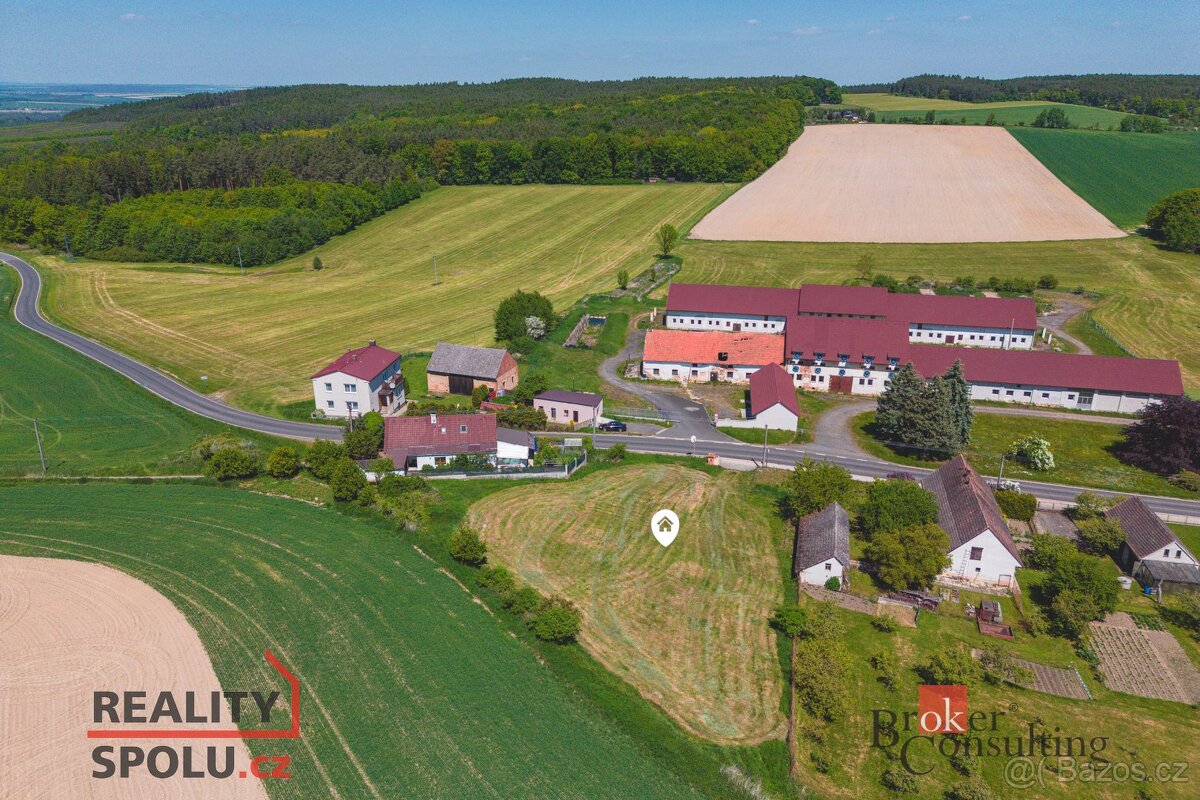 Prodej, pozemky/bydlení, 2037 m2, Vitinka , Osek, Rokycany [ - 7