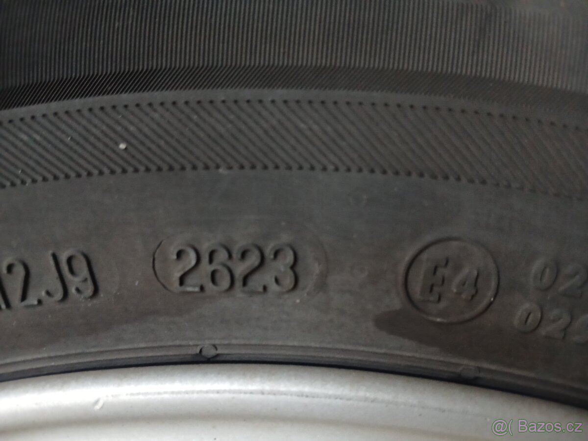 Origo alu 6x15" vw golf 7 se zimními pneu 7mm - 7