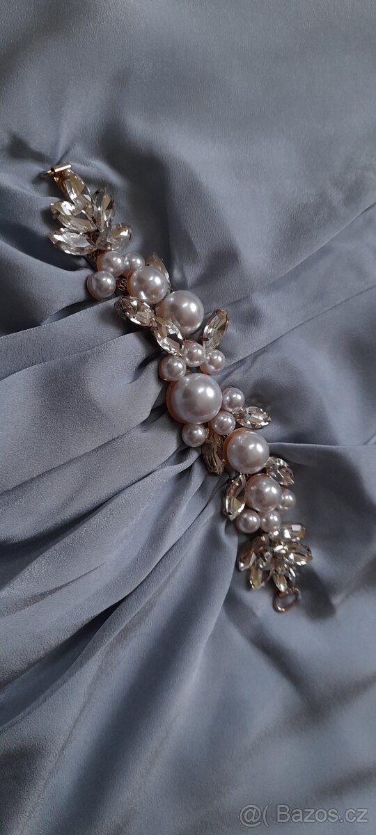 Shein společenské dlouhé šaty Abaya - 7