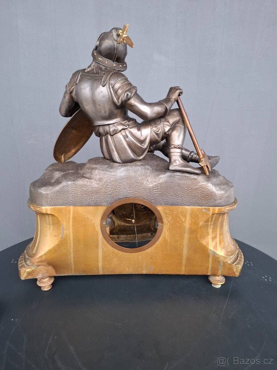 Starožitná francouzské figurální hodiny - 7