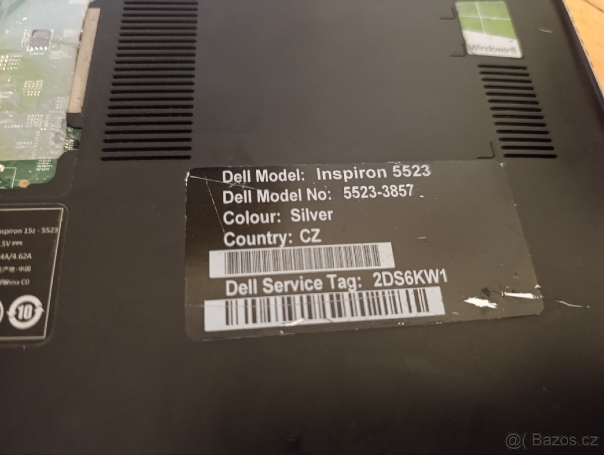 Notebook Dell Inspiron 5523 ve stavu na náhradní díly - 7