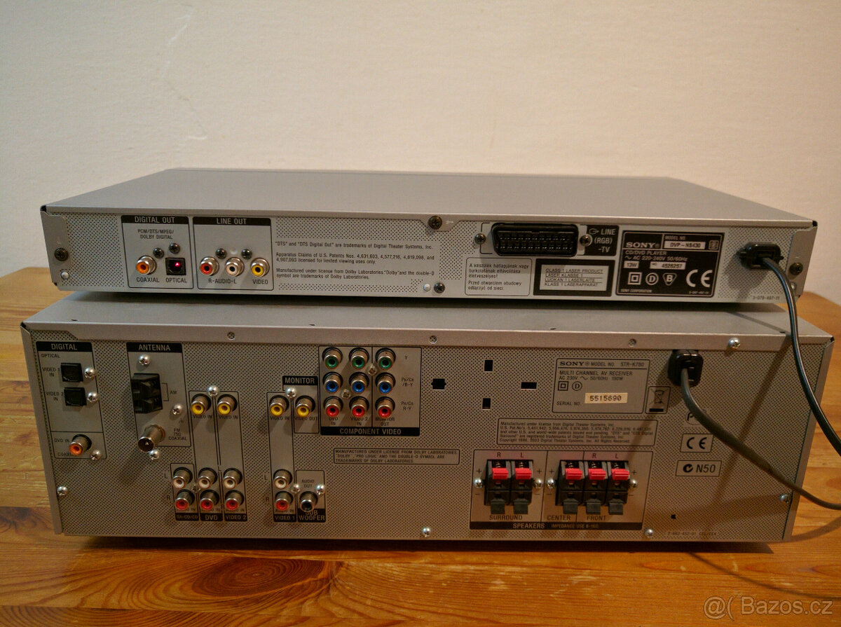 Receiver Sony STR-K780 + DVD player DVP-NS430 - 7