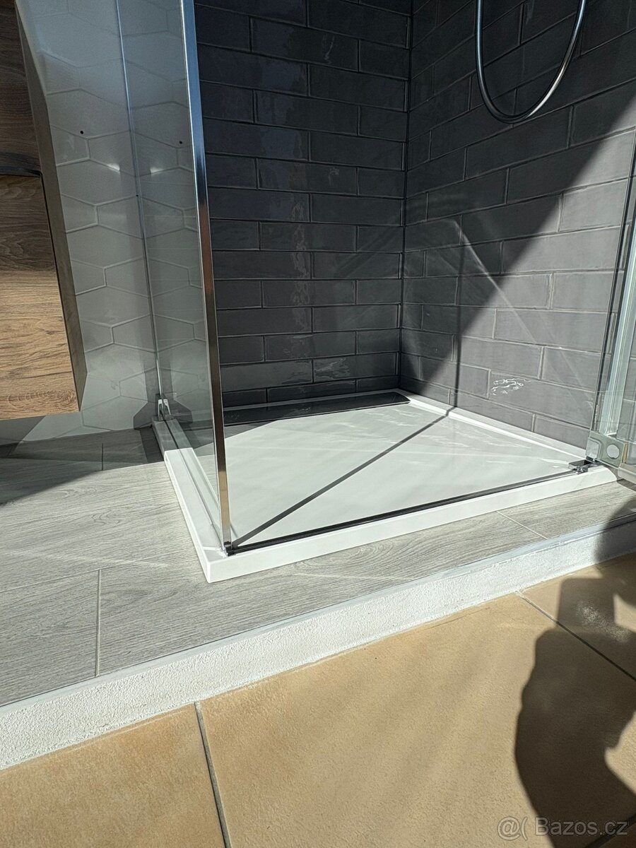 Sprchový kout + vanička 80x80cm Ronal(Sanswiss) - 7