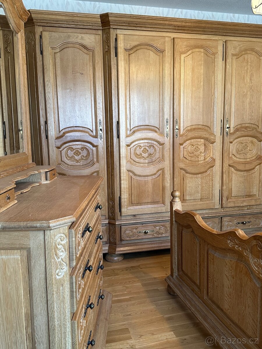 Dubová celomasivní ložnice, TOP zpracování - 7