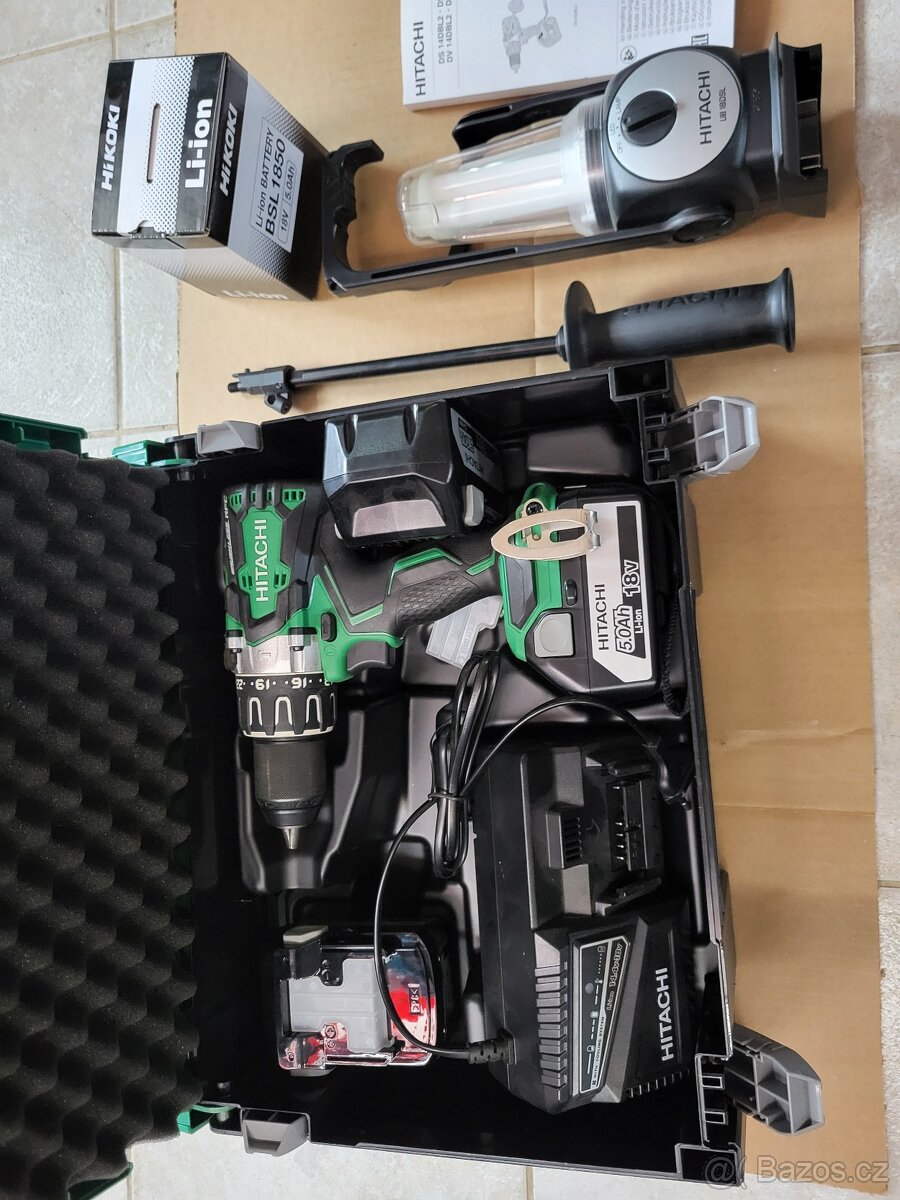 Aku vrtačka HITACHI 18V...........136Nm....Nová - 7