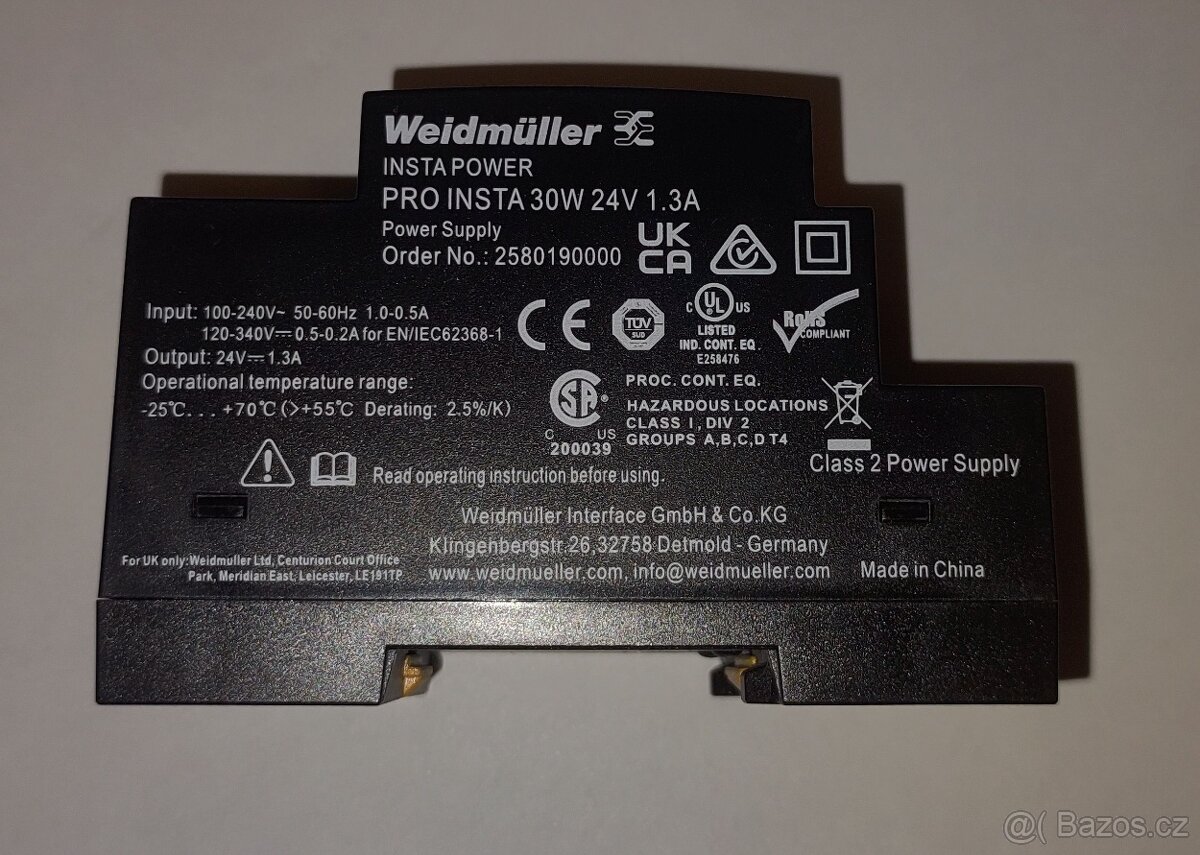 napájecí zdroj Weidmüller PRO INSTA 30W 24V 1.3A - 7