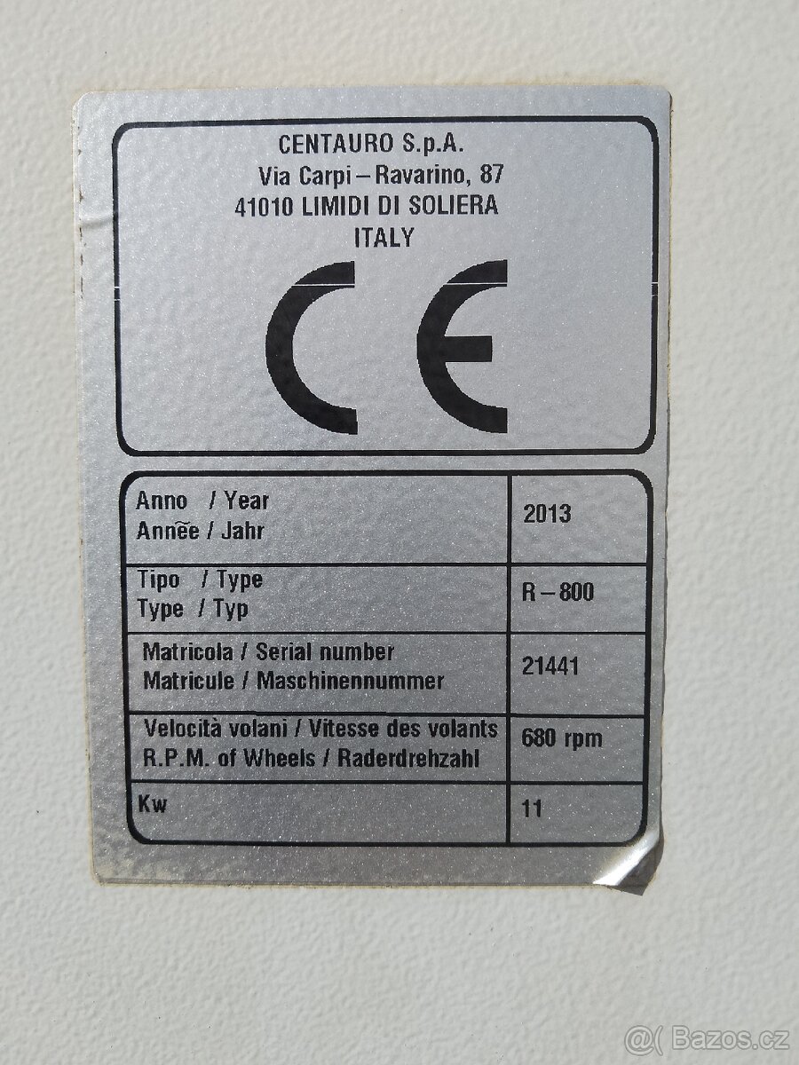 Pásová pila CENTAURO R800 s podavačem RVP200 - 7