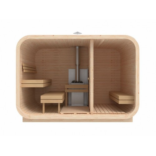 Sauna Marivox, venkovní finská sauna, zahradní sauna - 7