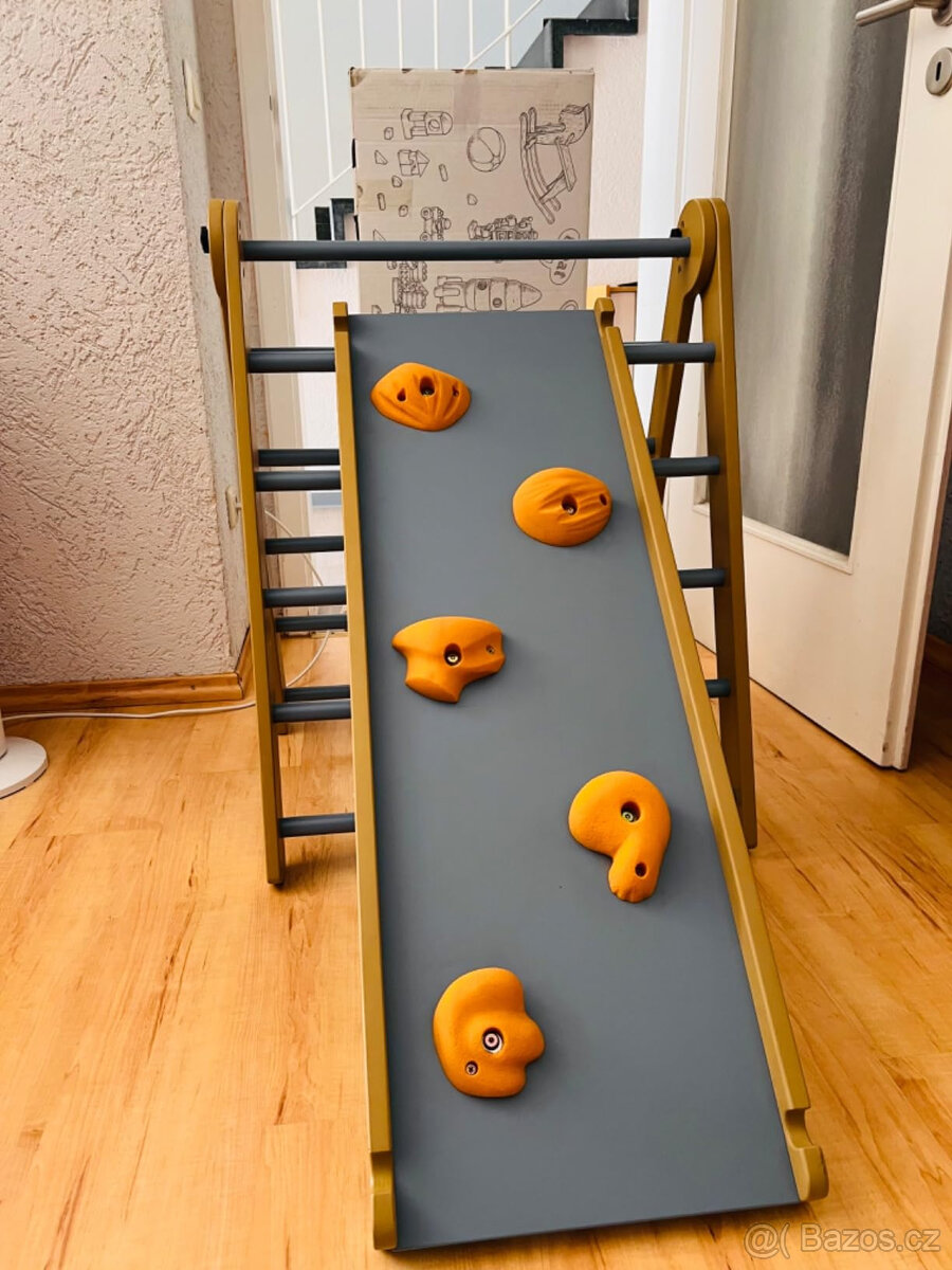 fortSCHRITT München® Lezecký dřevěný trojúhelník 3v1 (nový) - 7