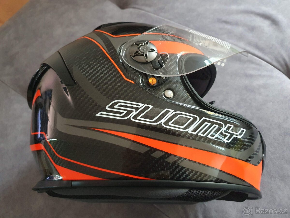 Integrální Přilba Helma Suomy SR-Sport Carbon Matt Red vel L - 7