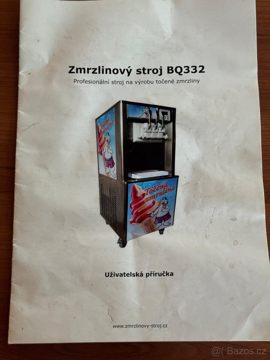 Prodám zmrzlinový stroj BQ332-2 - 7
