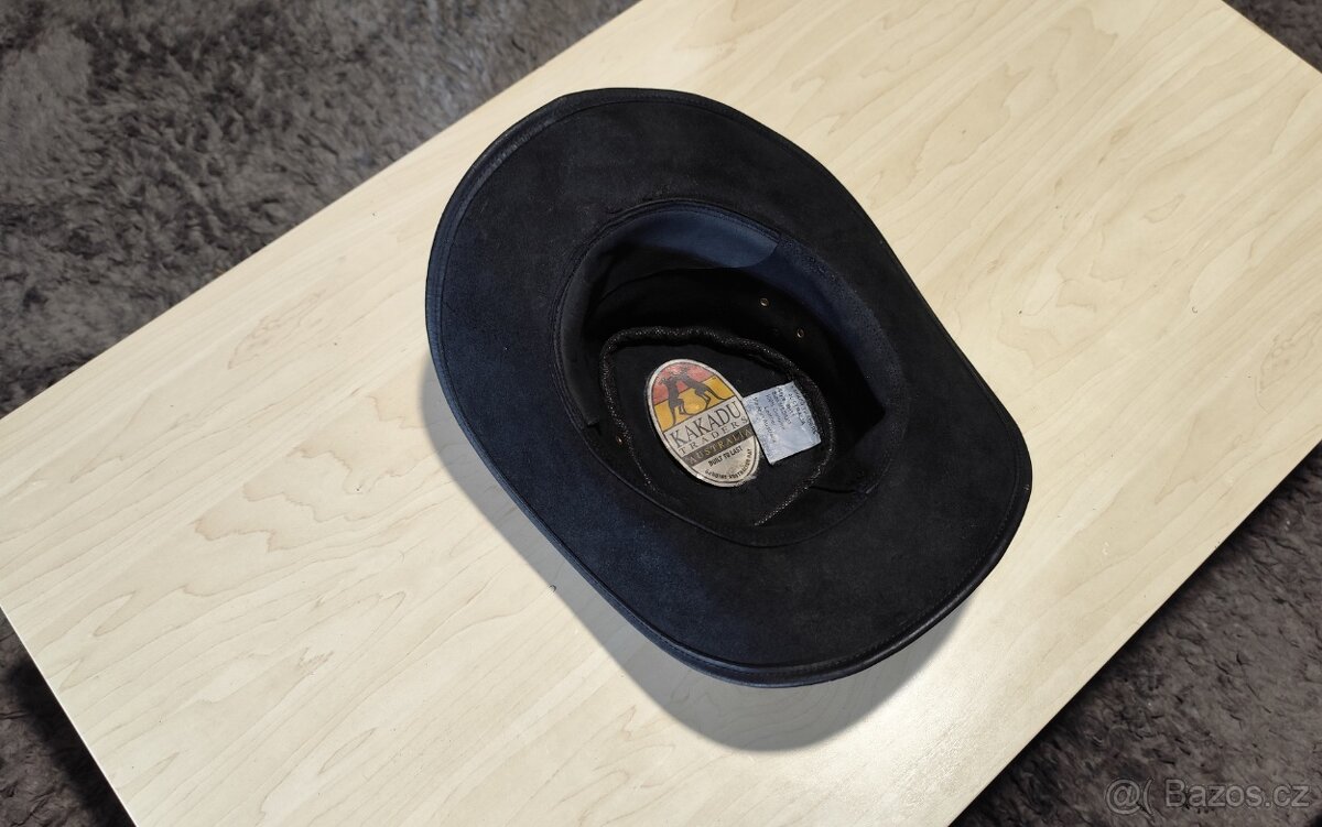 Original australský Kakadu kožený klobouk - 7