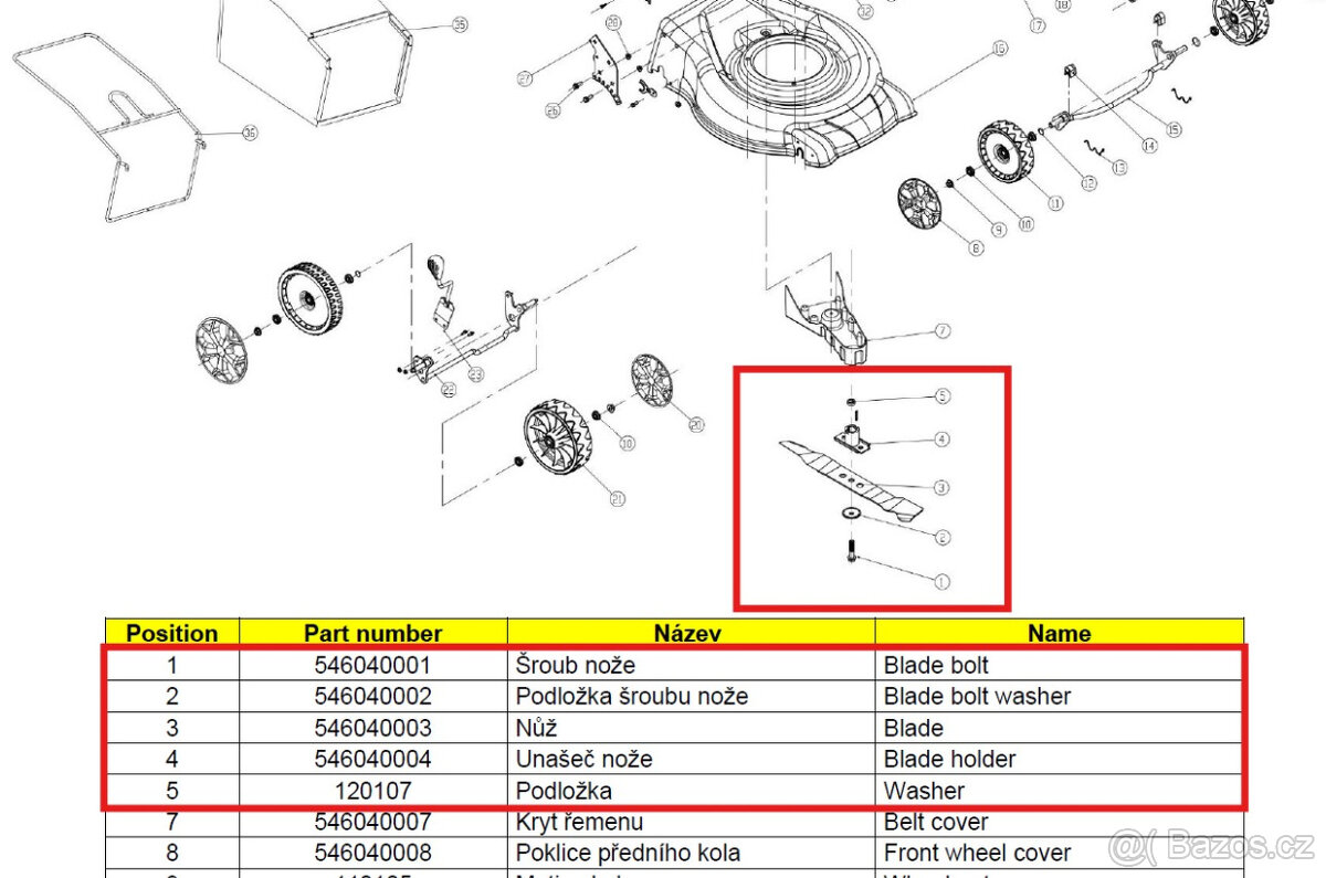 Benzínová sekačka Hecht 546 C - 7
