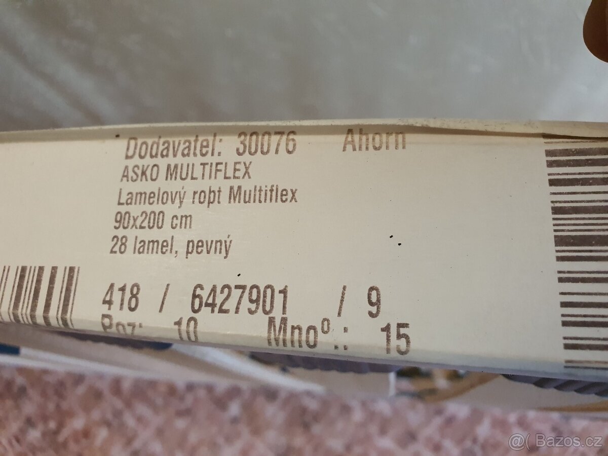 ASKO kvalitní rošt 200x90 LEVNÁ CENA původně 1500 Kč - 7