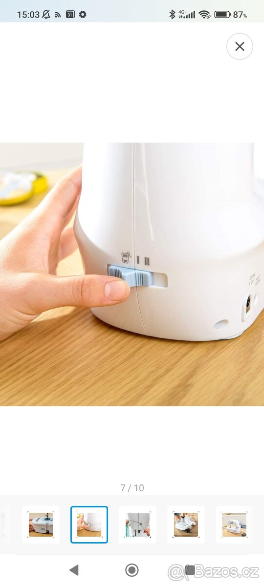 Šicí stroj Solac SW8220 Coton 12.0 bílý - 7