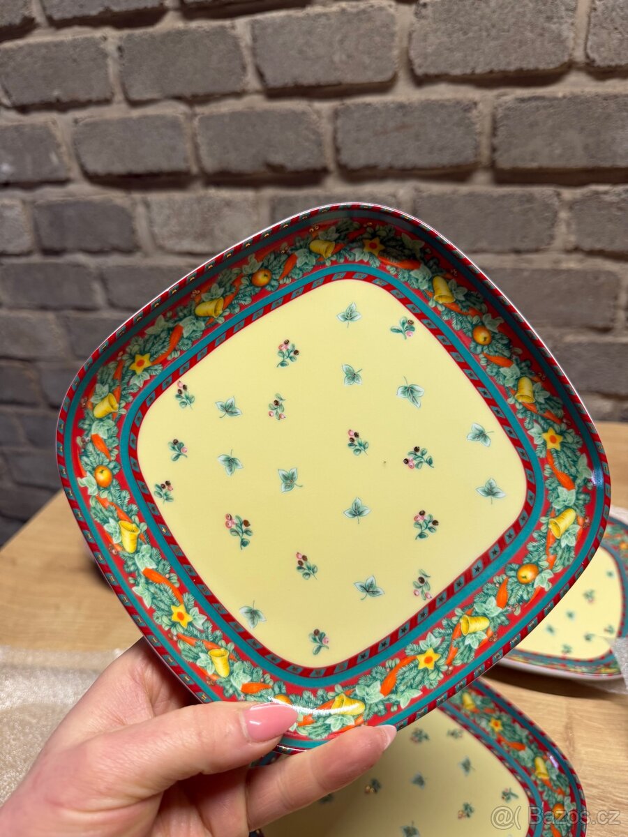 Vintage servírovací set Thun – vánoční dekor - 7